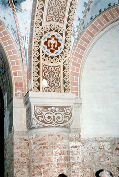 Vorschaubild Dorfkirche, Innenraum, Ausmalung (Foto 1990)